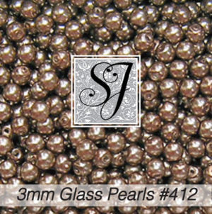 Round Glass Pearl Beads