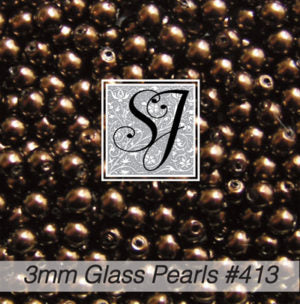 Round Glass Pearl Beads