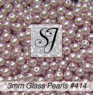 Round Glass Pearl Beads