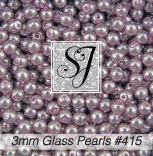 Round Glass Pearl Beads