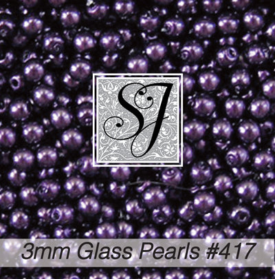 Round Glass Pearl Beads