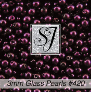 Round Glass Pearl Beads