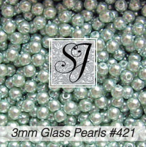 Round Glass Pearl Beads