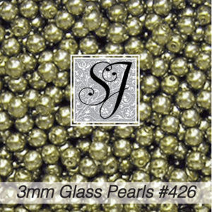 Round Glass Pearl Beads