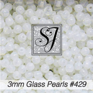 Round Glass Pearl Beads