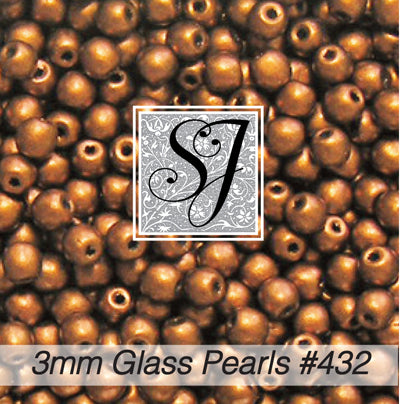 Round Glass Pearl Beads