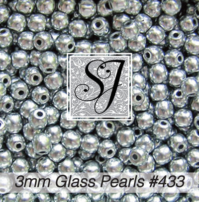 Round Glass Pearl Beads