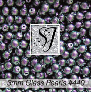 Round Glass Pearl Beads