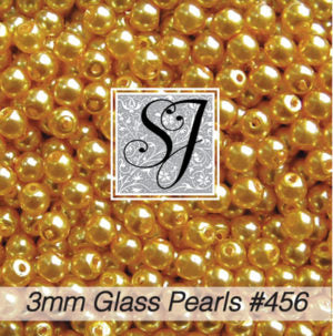 Round Glass Pearl Beads