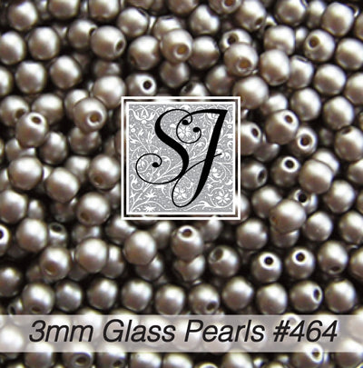 Round Glass Pearl Beads