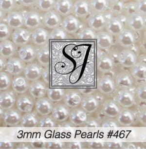 Round Glass Pearl Beads