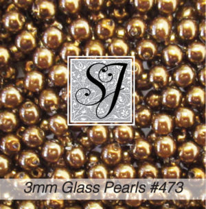 Round Glass Pearl Beads