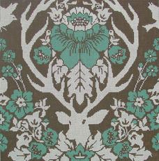 JD4006B - Antler Damask - Burlap