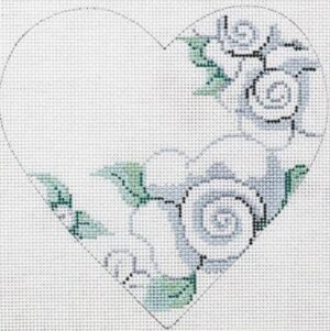 40137 - Hearts - White Roses