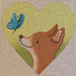 40142 - Hearts - Fox and Butterfly