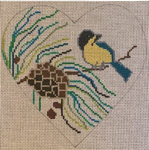 40144 - Hearts - Bird and Pinecone