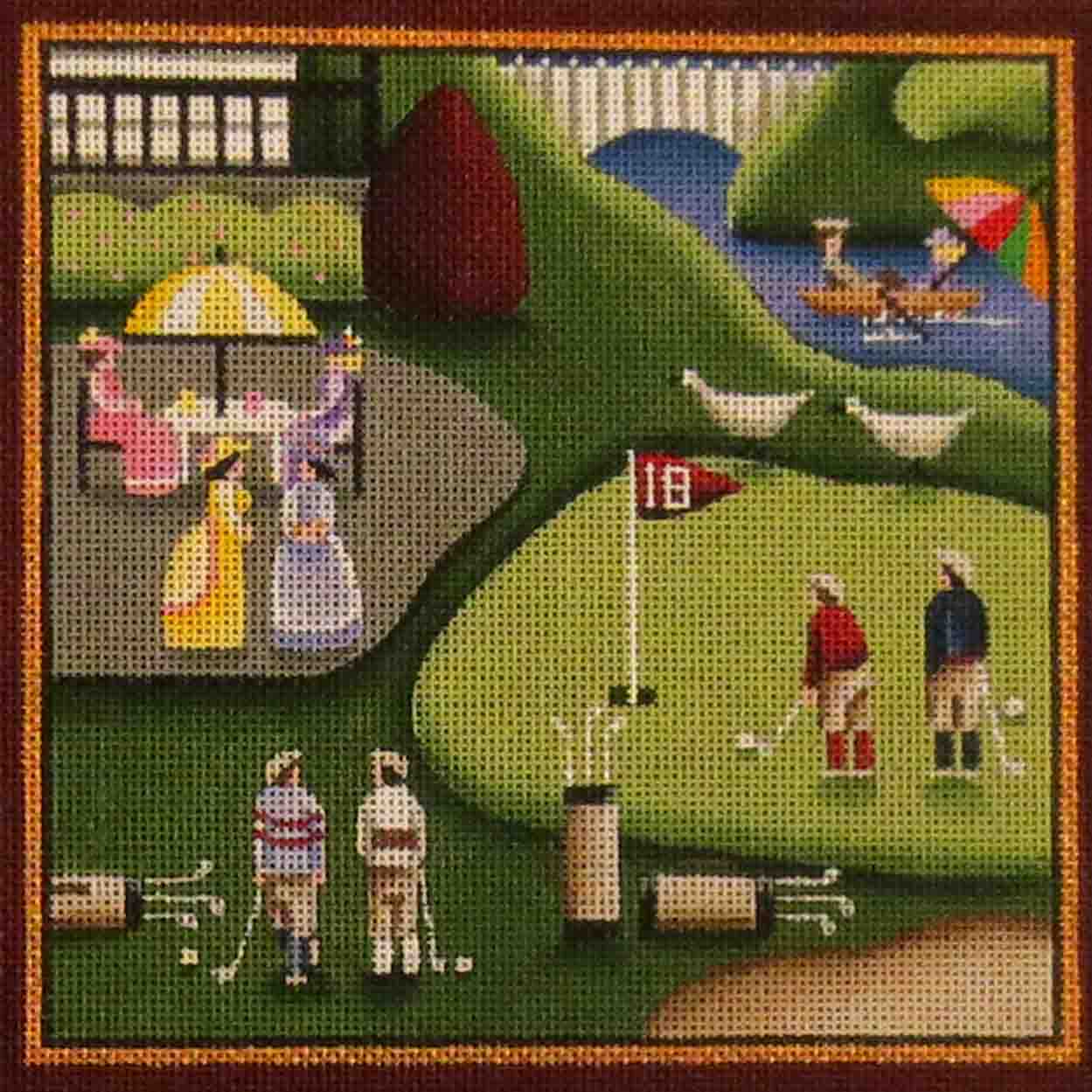 431P - Golfing at the Shore