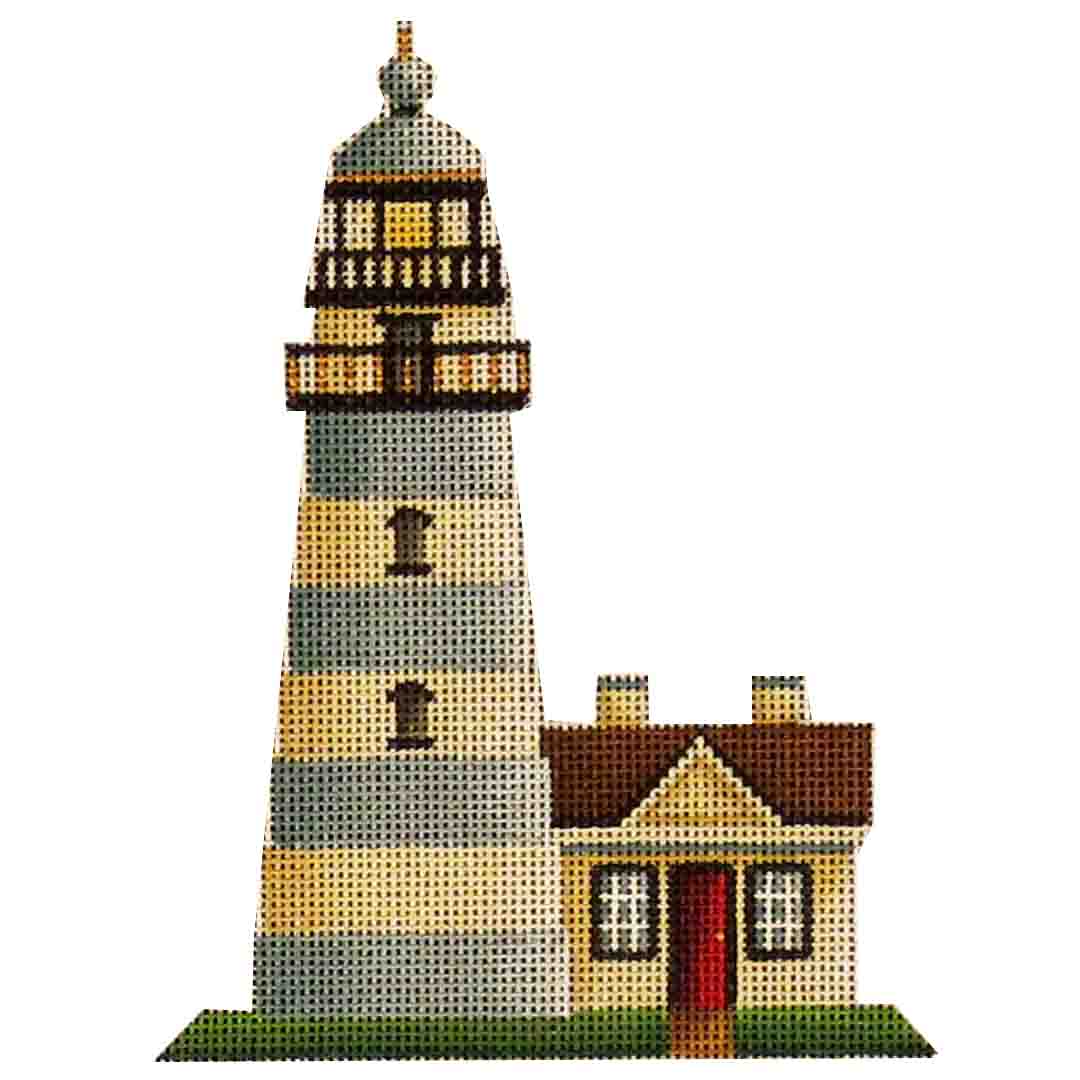 433G - Blue Striped Lighthouse