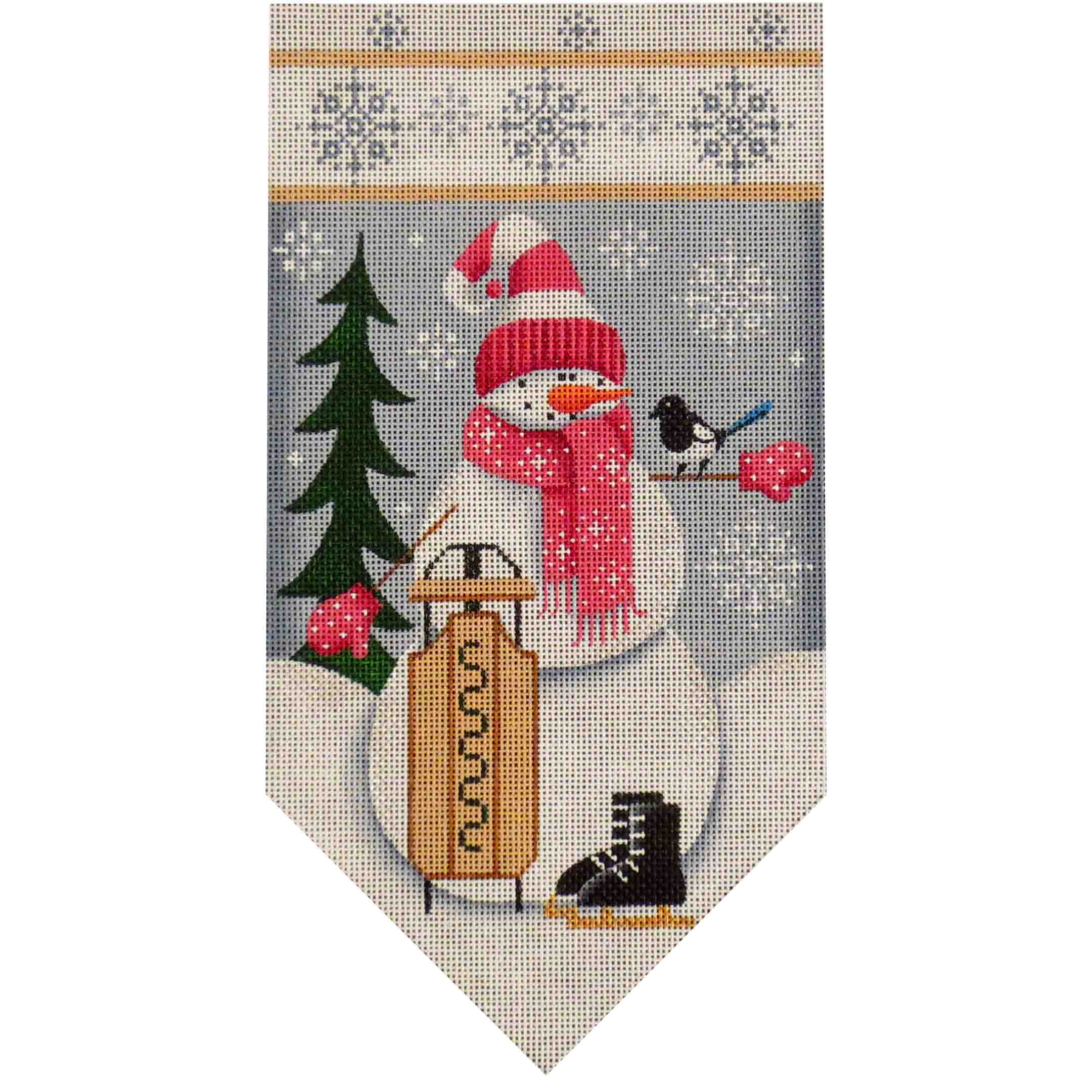 459A - January Snowman Banner