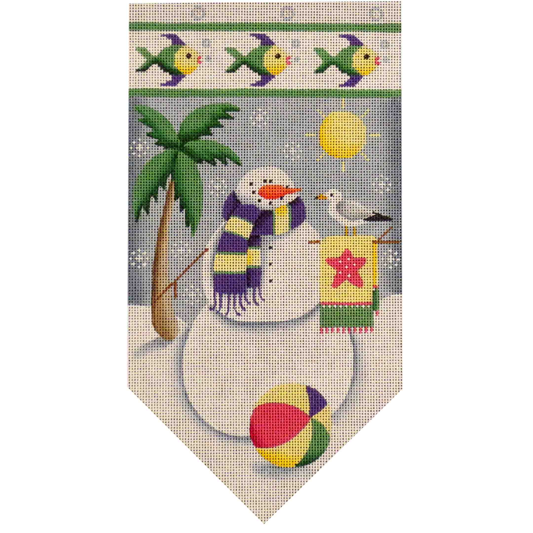 459F - June Snowman Banner