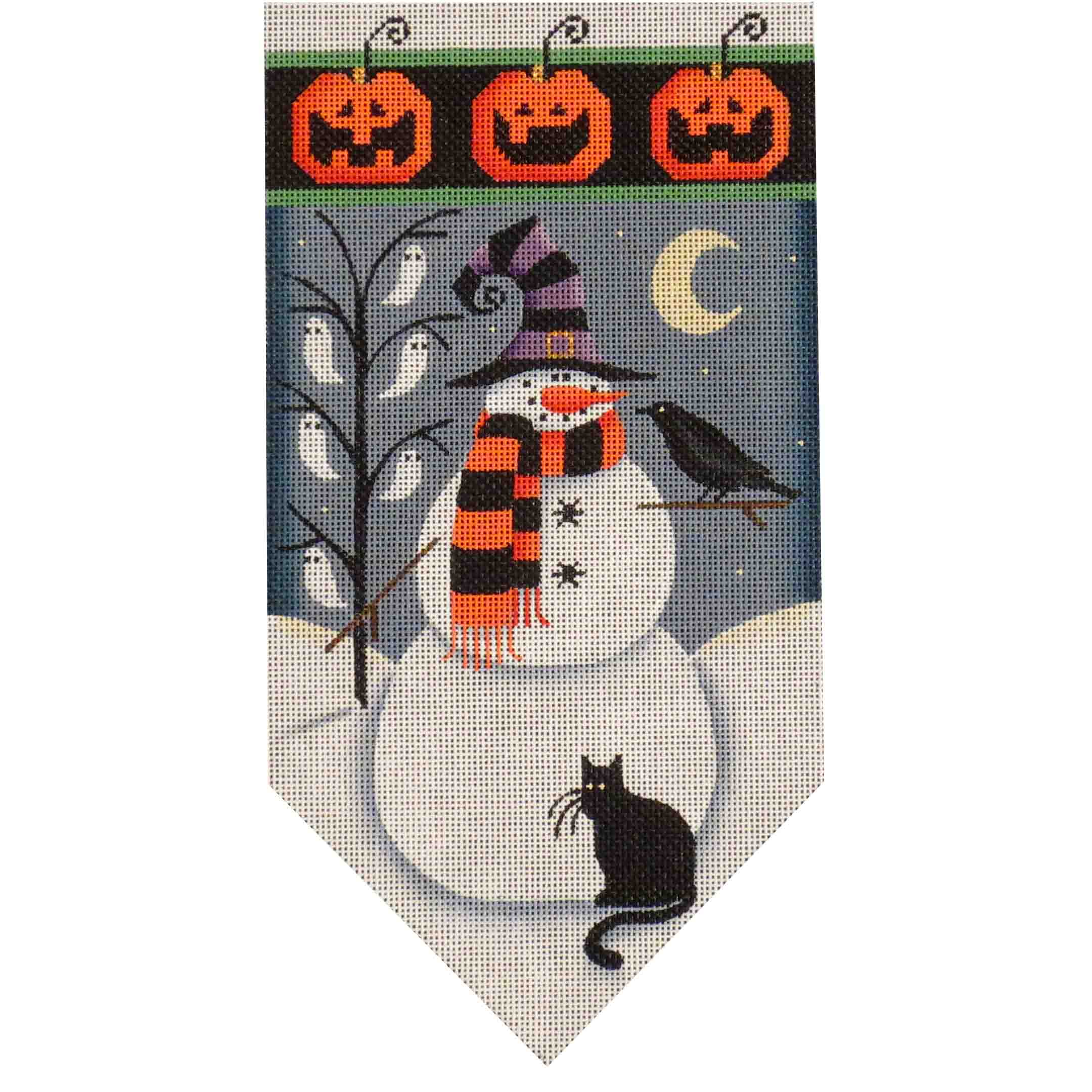 459J - October Snowman Banner