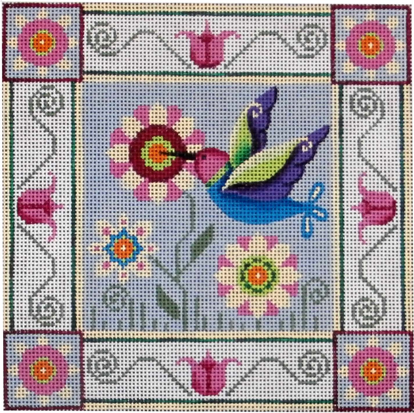 466A - Hummingbird Pillow