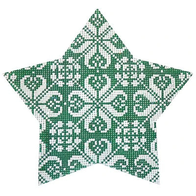 KB 467  - Green Nordic All Over Star