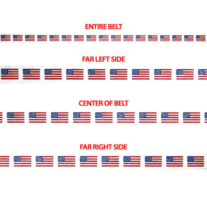 489 - American Flag Belt