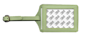 Leather Luggage Tag - Planet Earth