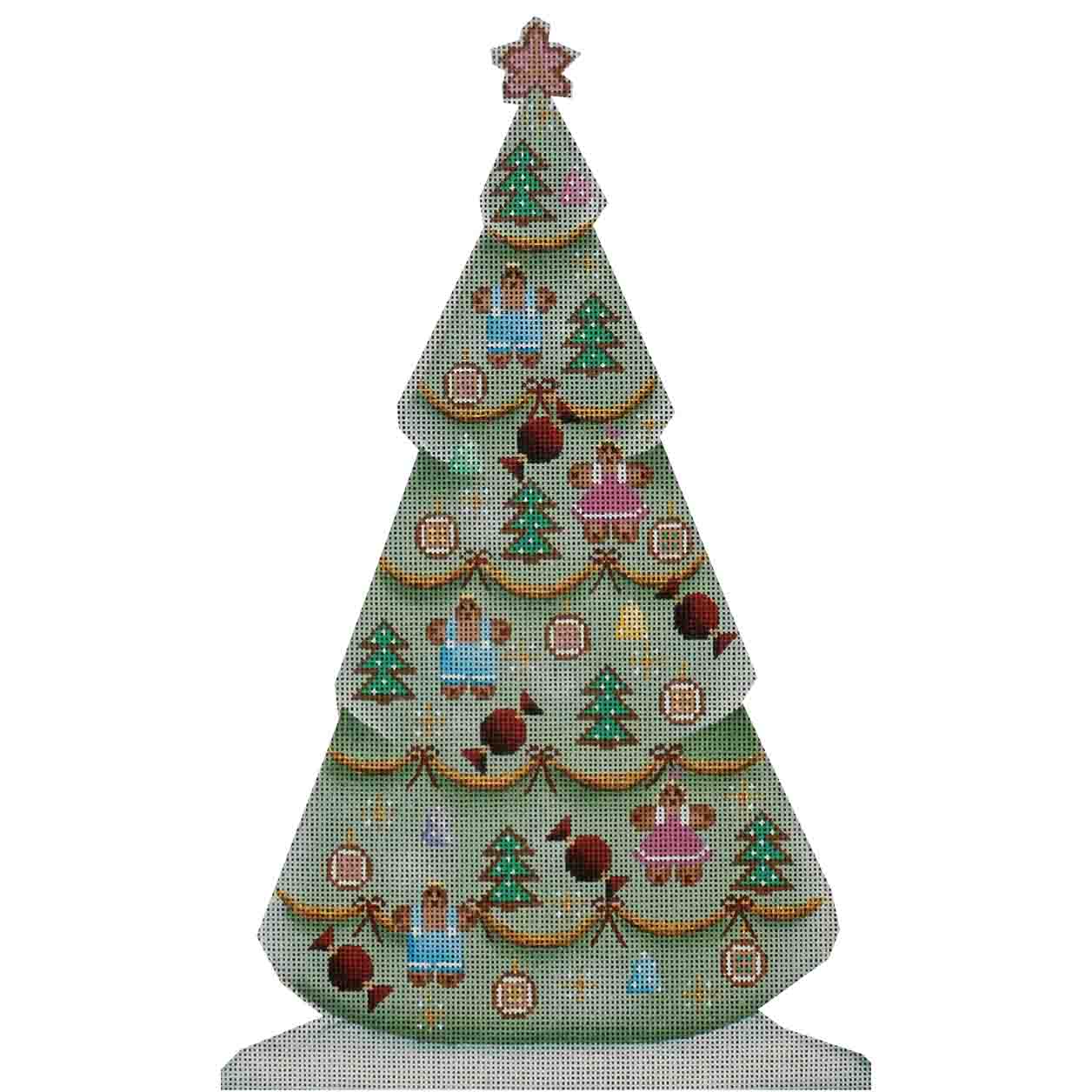 517EIV - Gingerbread Tree