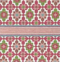 P-12 - Portuguese Tiles - 5" Square - Magenta