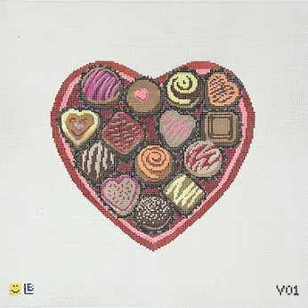 V-01 - Chocolate Heart Box
