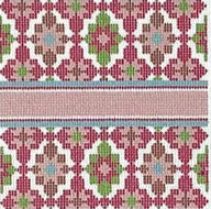 P-19 - Portuguese Tiles - 4" Square - Magenta