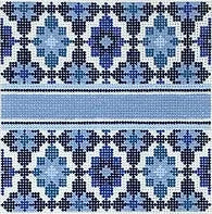 P-20 - Portuguese Tiles - 4" Square - Blue