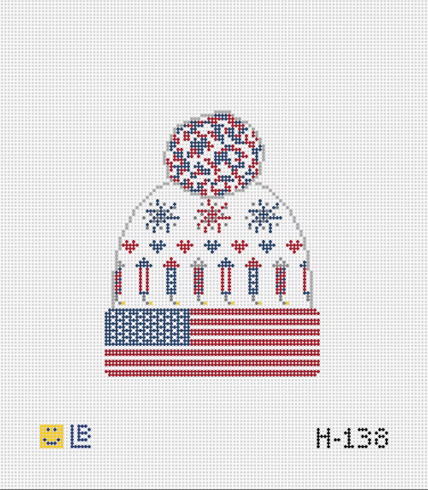H-138 - Independence Day Beanie