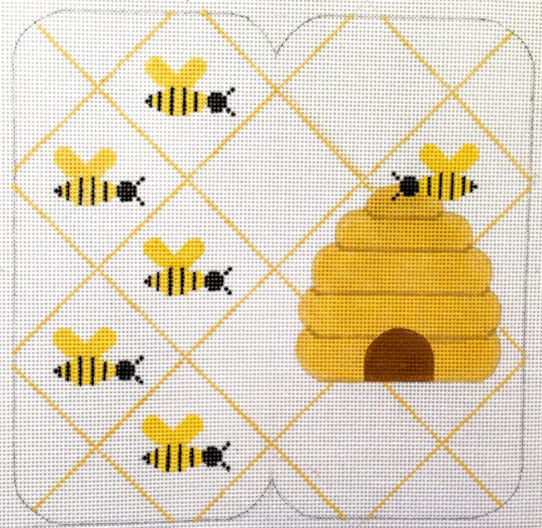 HB-601 - Bees Eyeglass Case