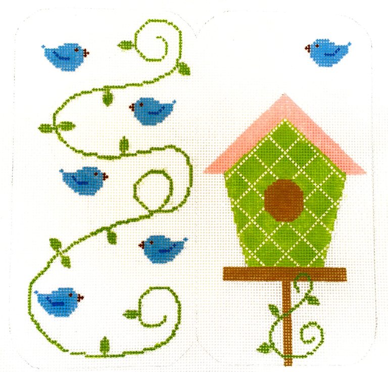 HB-603 - Bluebirds Eyeglass Case