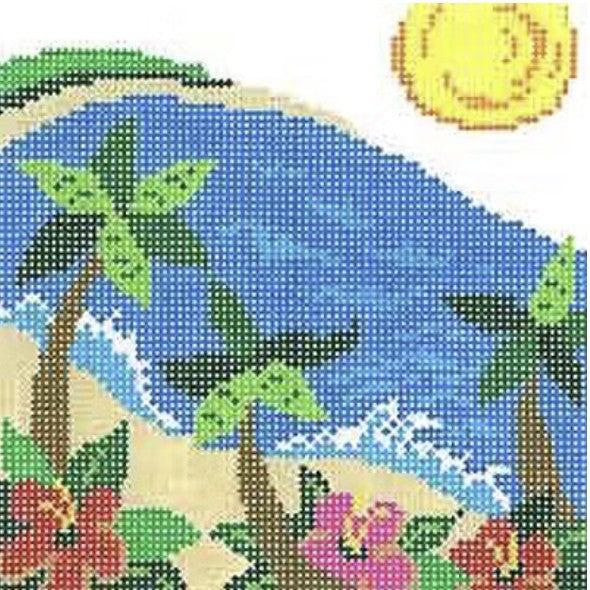 6092 - Beach Scene Square