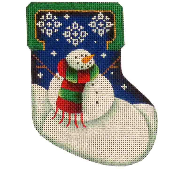 60B - Snowman Mini Sock