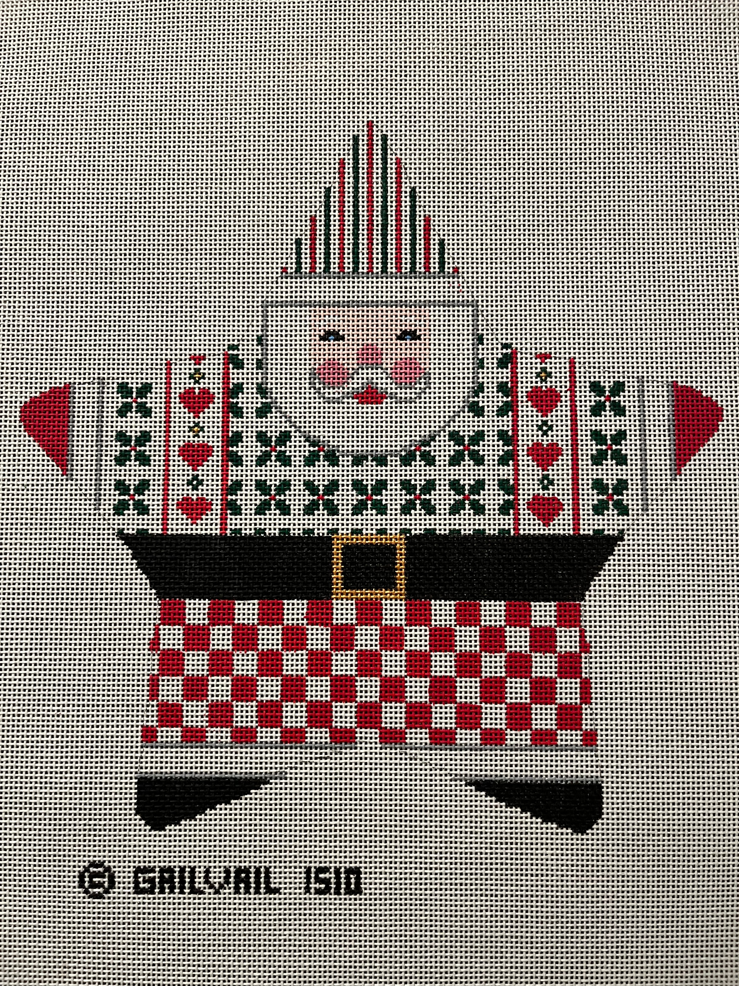 GV1510 - Santa Star - Fireside Stitch Guide Available with Thread Pull