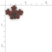 Small Red Maple Leaf Button