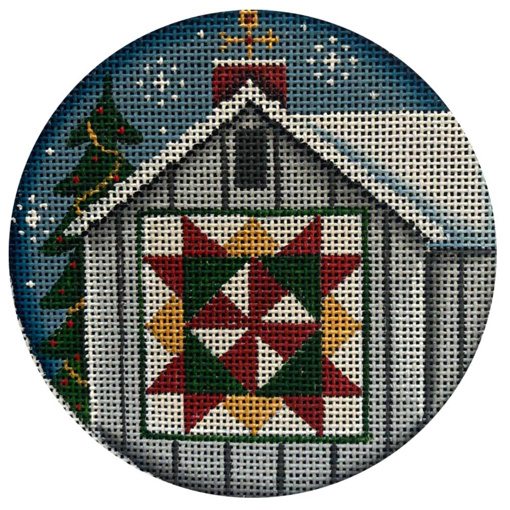 1066F - Christmas Barn Quilt