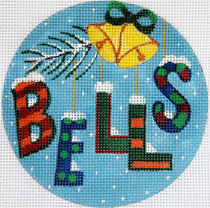 646 - Christmas Words Ornament - Bells