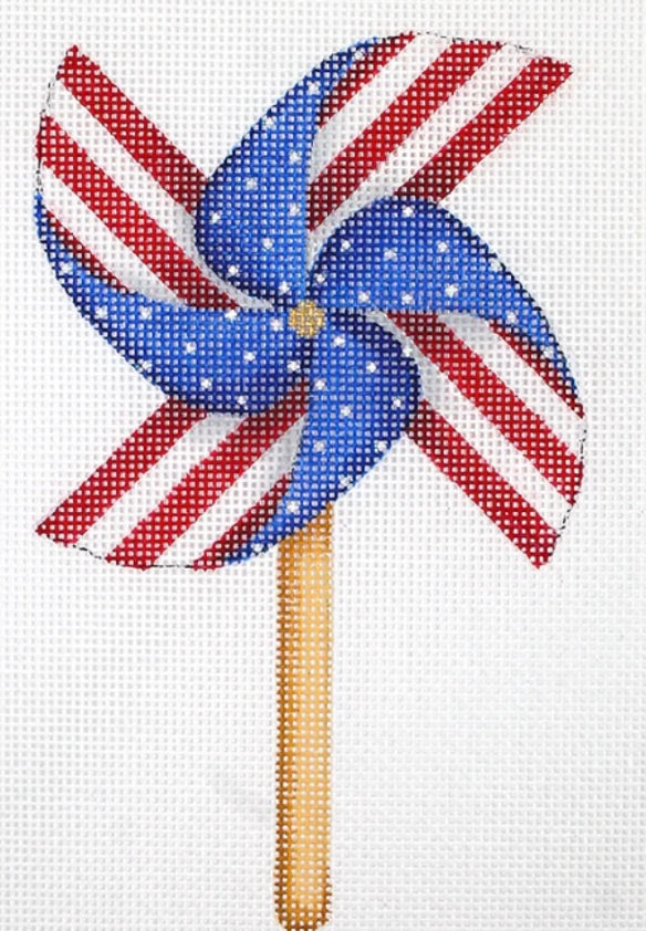 OM-218 - Mini Patriotic Pin Wheel
