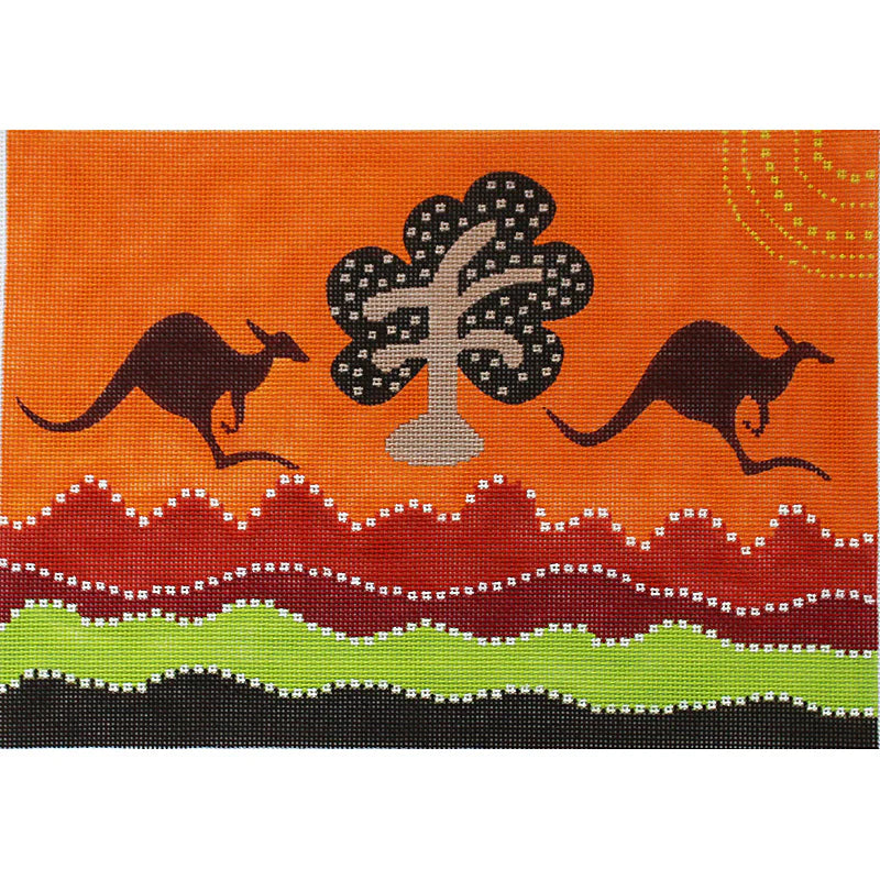 70392 - Kangaroos Leaping