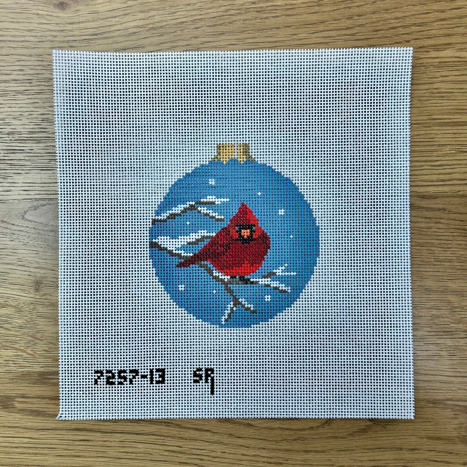 7257-13 - Puffed Cardinal Ornament 13m