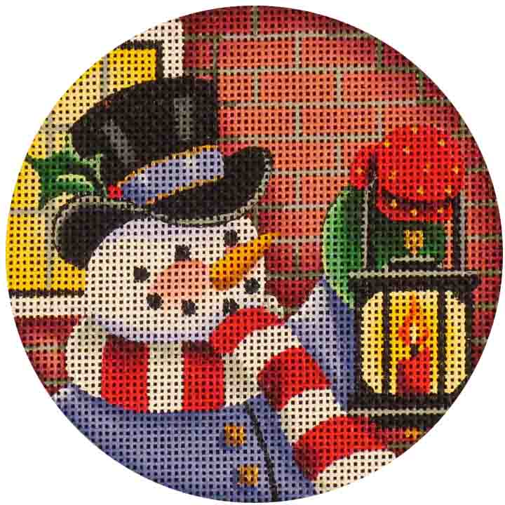 72G - Lantern Snowman Ornament