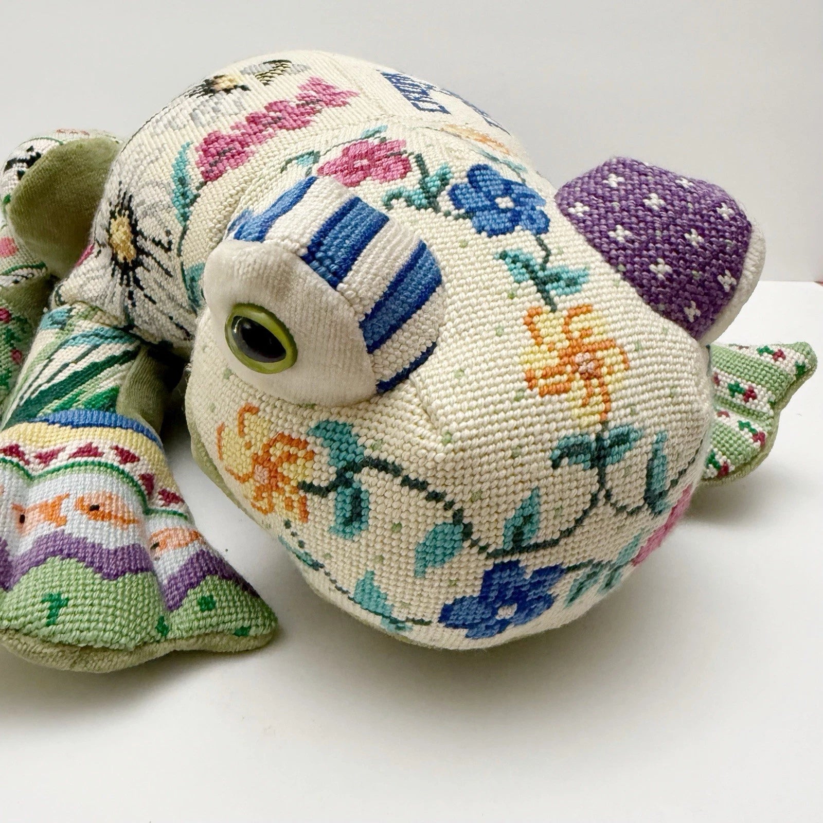 7370 - 3D Frog - Patchwork - "Austin"