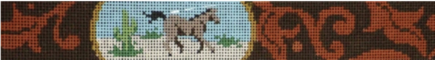 7466 - Belt, Horse Scenes on Leather