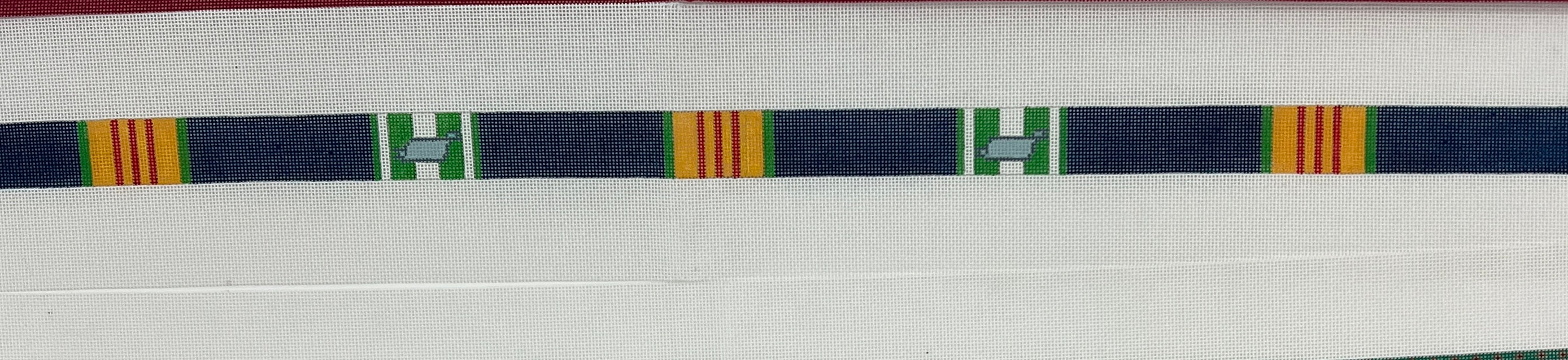 JB332 - Red-Yellow-Green Stripes Belt